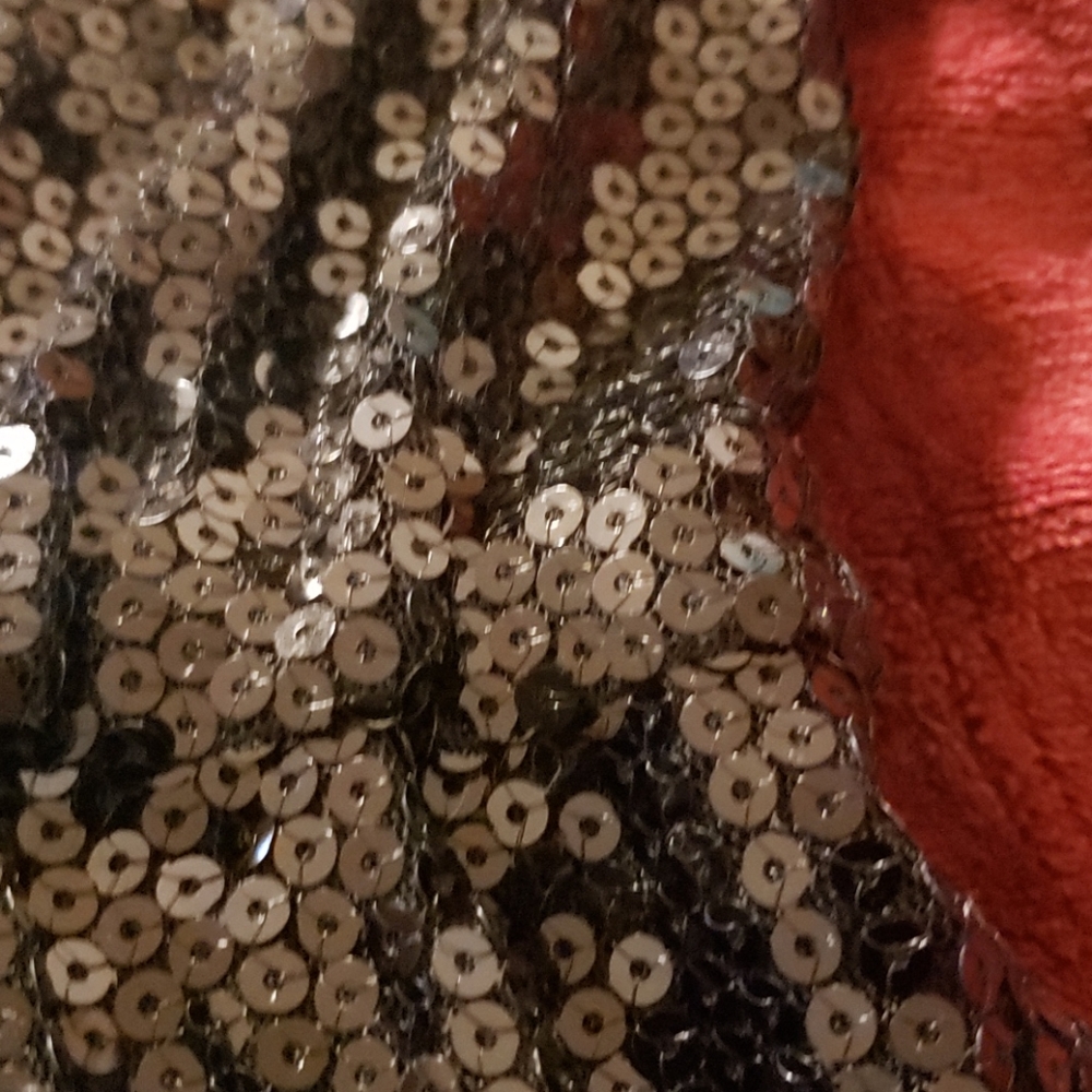Sequin One Shoulder Top - Picture 3 of 5
